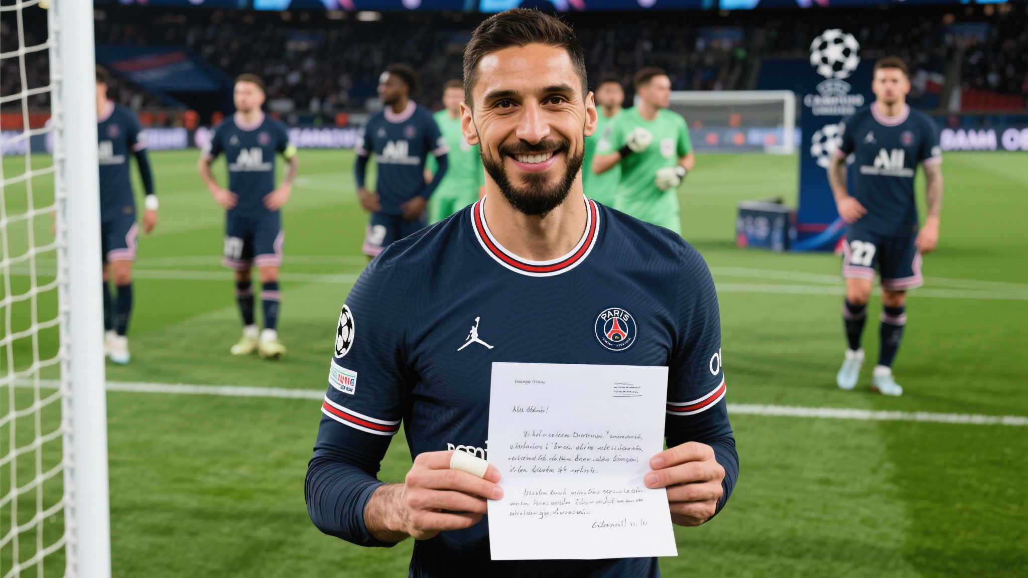 登贝莱：多纳鲁马欧冠决赛前亲笔信激励全队，我深受触动